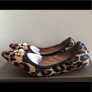 Linea Paolo Leopard Flats